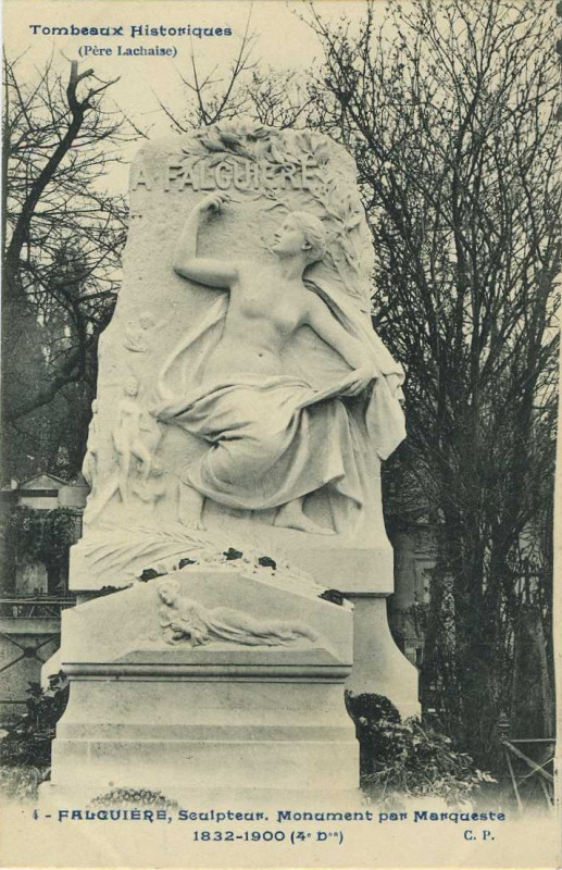 Carte postale ancienne Le Père-Lachaise - Falguière à Paris 20e