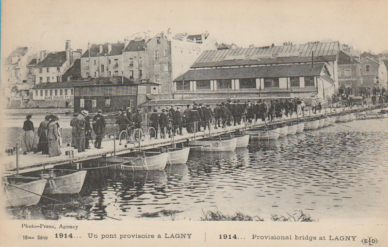 Carte postale ancienne L1989 - Lagny-sur-Marne - Pont de Pierre