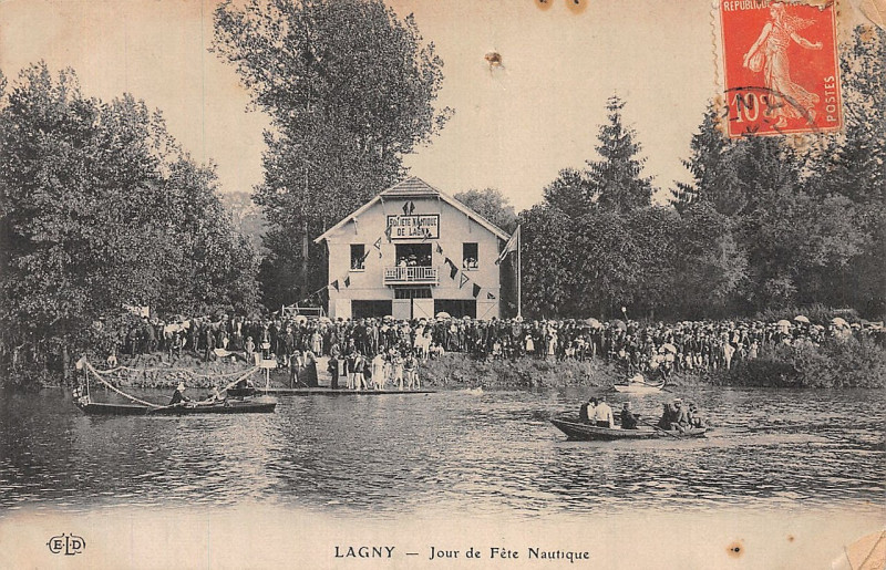 Carte postale ancienne L2403 - Lagny-sur-Marne - Bords de Marne