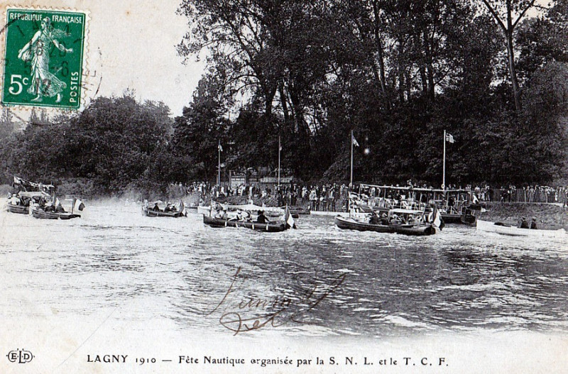 Carte postale ancienne L2420 - Lagny-sur-Marne - Bords de Marne