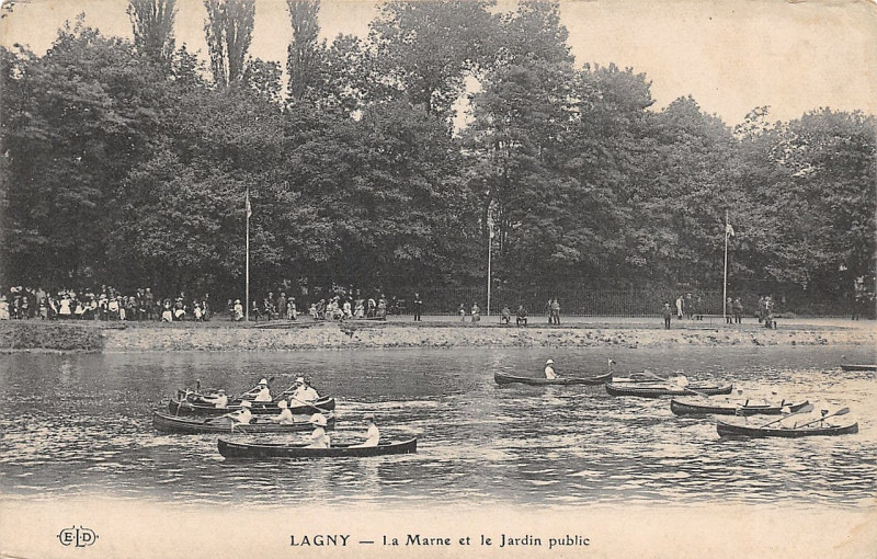 Carte postale ancienne L2422 - Lagny-sur-Marne - Bords de Marne
