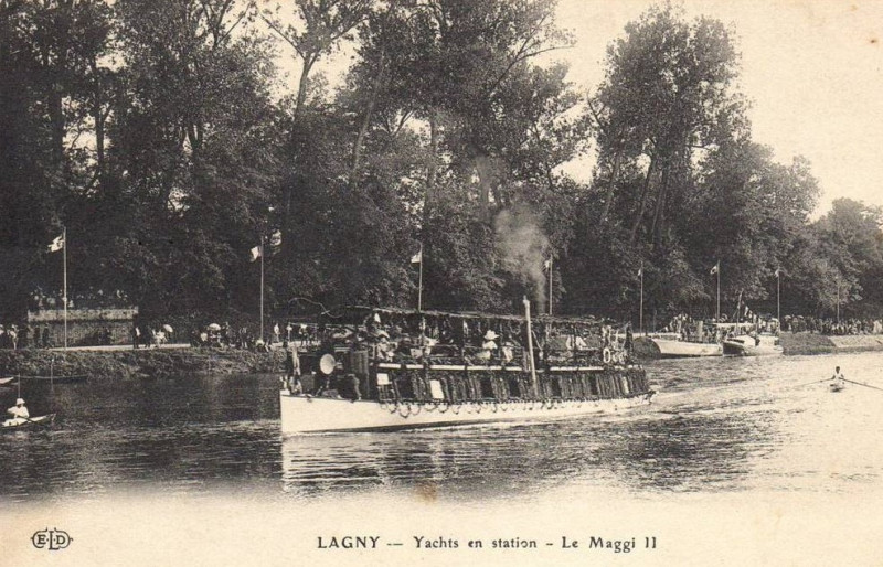 Carte postale ancienne L2454 - Lagny-sur-Marne - Bords de Marne