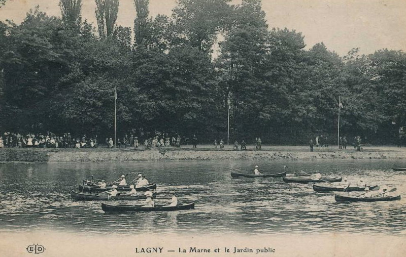 Carte postale ancienne L2458 - Lagny-sur-Marne - Bords de Marne