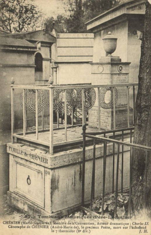 Carte postale ancienne Père-Lachaise - Chénier à Paris 20e