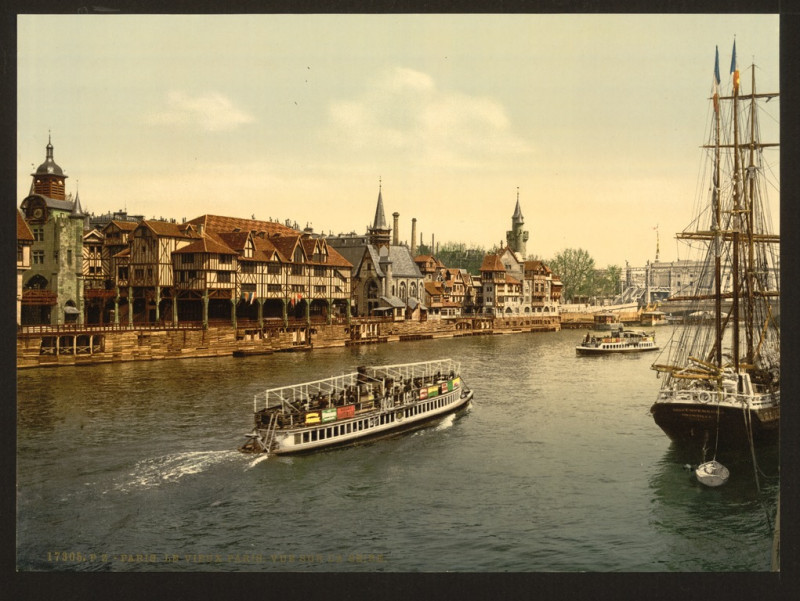 Carte postale ancienne Ancient Paris, Exposition Universal, 1900, Paris, France-LCCN2001698561