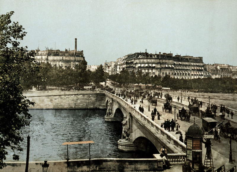 Carte postale ancienne Alma bridge, Paris, France-LCCN2001698555
