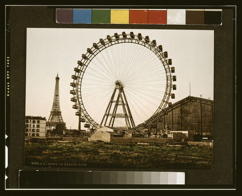 Carte postale ancienne La Grande Roue à Paris 15e
