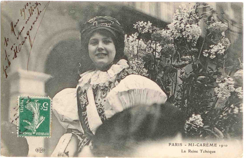 Carte postale ancienne Ruzena Brazova 1910