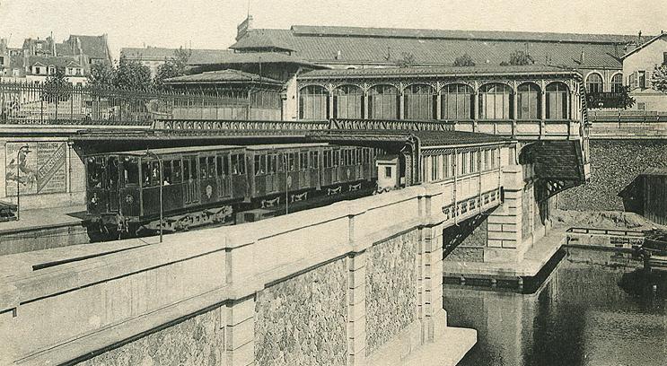 Carte postale ancienne Gare de la Bastille 1