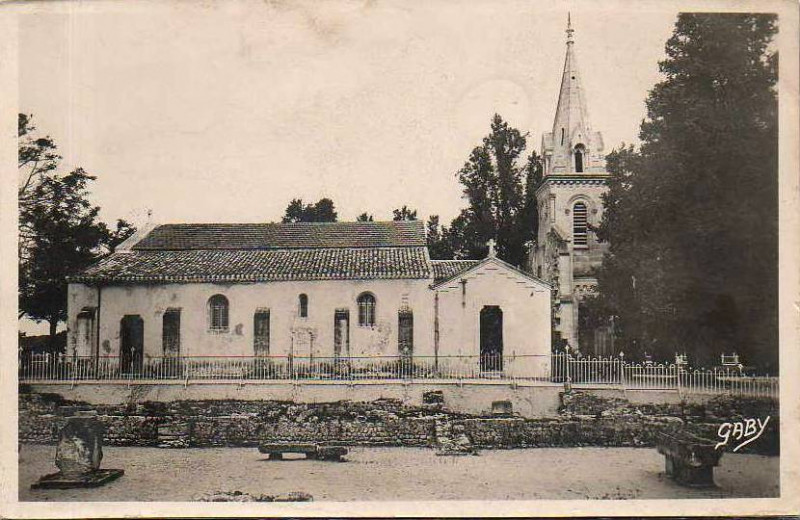 Carte postale ancienne Andernos-les-Bains - église 7
