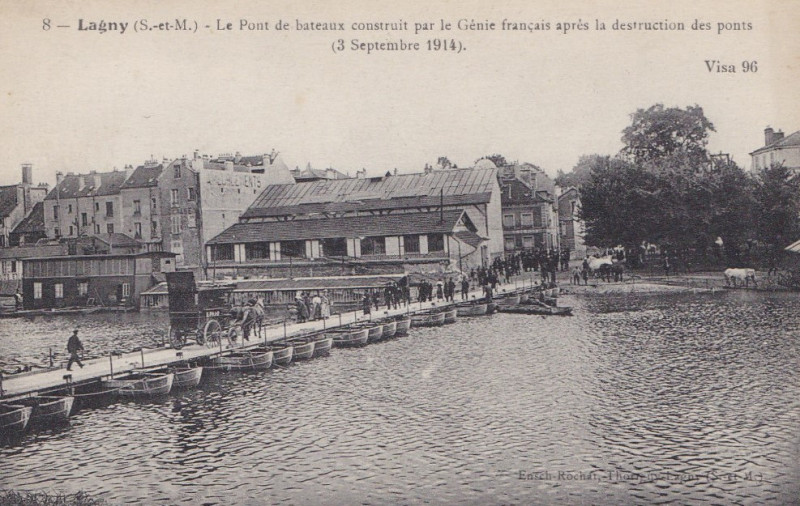 Carte postale ancienne L1990 - Lagny-sur-Marne - Pont de Pierre