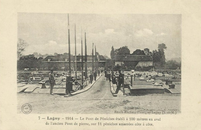 Carte postale ancienne L1991 - Lagny-sur-Marne - Pont de Pierre