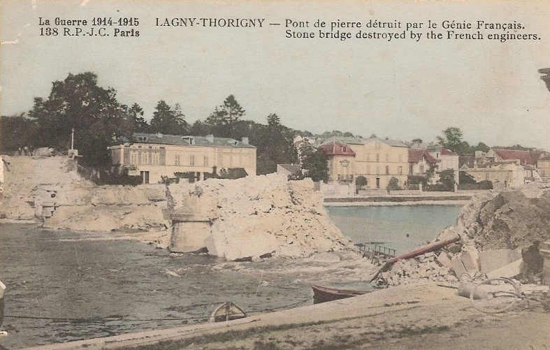 Carte postale ancienne L1996 - Lagny-sur-Marne - Pont de Pierre