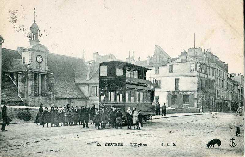 Carte postale ancienne Eld 2 - Sevres - L'Eglise à Sèvres