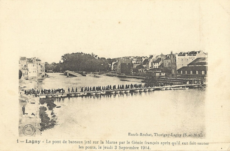 Carte postale ancienne L1998 - Lagny-sur-Marne - Pont de Pierre