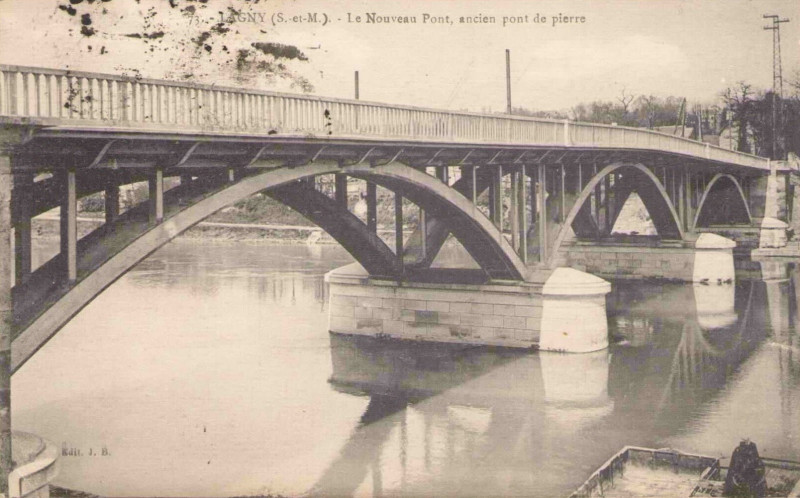Carte postale ancienne L1999 - Lagny-sur-Marne - Pont de Pierre
