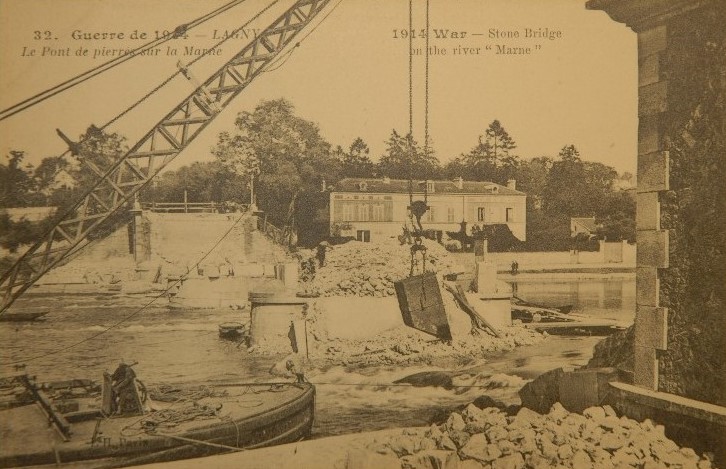 Carte postale ancienne L2013 - Lagny-sur-Marne - Pont de Pierre