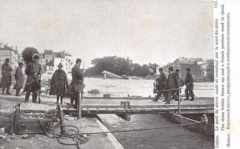 Carte postale ancienne L2018 - Lagny-sur-Marne - Pont de Pierre