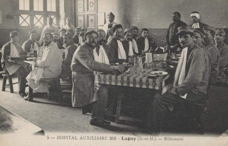 Carte postale ancienne L2064 - Lagny-sur-Marne - Hôpital auxiliaire 202