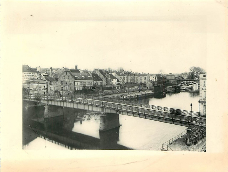 Carte postale ancienne L2155 - Lagny-sur-Marne - Pont de fer