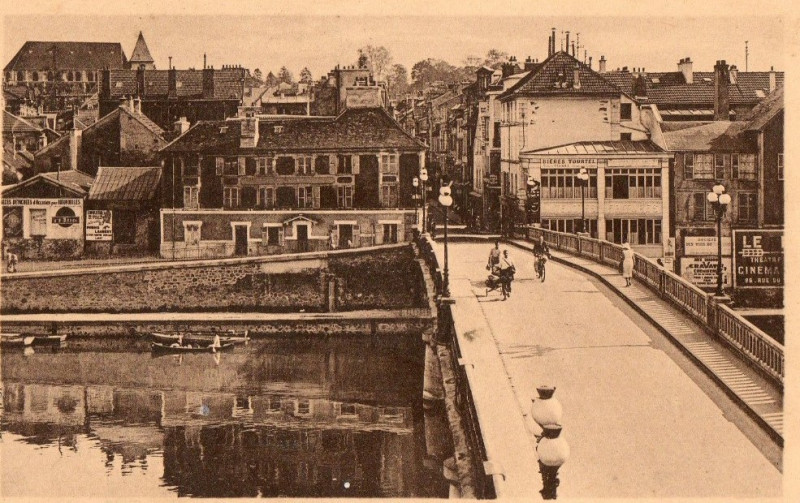 Carte postale ancienne L2173 - Lagny-sur-Marne - Pont de fer