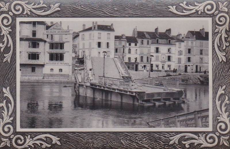 Carte postale ancienne L2207 - Lagny-sur-Marne - Pont de fer