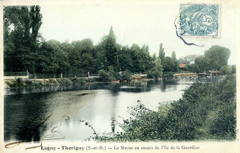 Carte postale ancienne L2328 - Lagny-sur-Marne - Bords de Marne