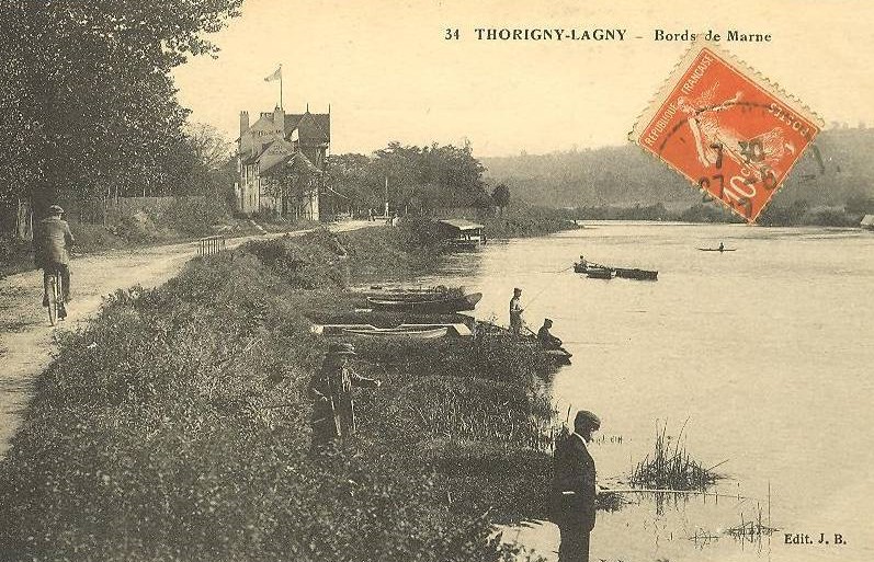 Carte postale ancienne L2329 - Lagny-sur-Marne - Bords de Marne