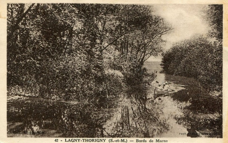 Carte postale ancienne L2337 - Lagny-sur-Marne - Bords de Marne