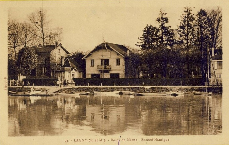 Carte postale ancienne L2357 - Lagny-sur-Marne - Bords de Marne