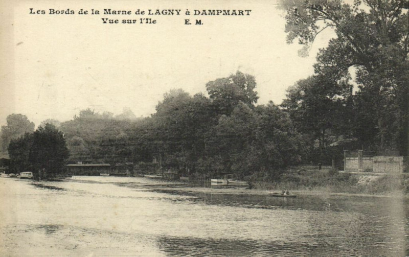 Carte postale ancienne L2361 - Lagny-sur-Marne - Bords de Marne