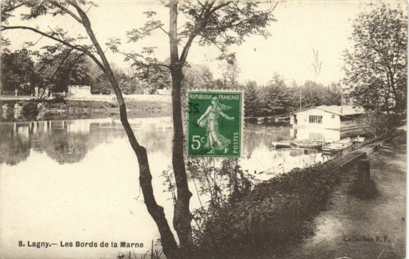 Carte postale ancienne L2372 - Lagny-sur-Marne - Bords de Marne