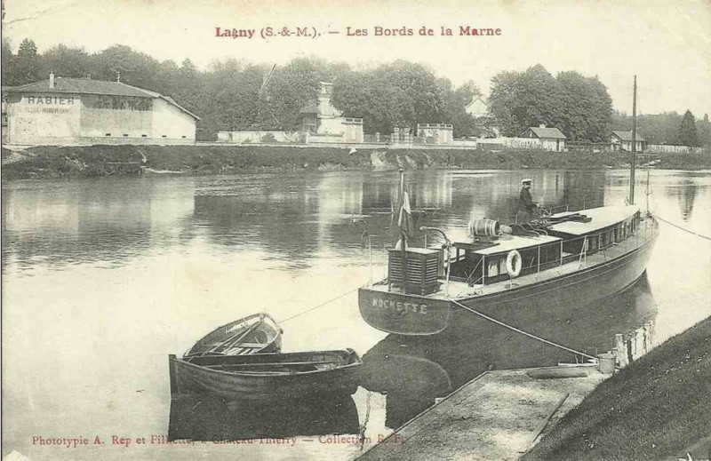 Carte postale ancienne L2374 - Lagny-sur-Marne - Bords de Marne