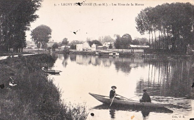 Carte postale ancienne L2399 - Lagny-sur-Marne - Bords de Marne