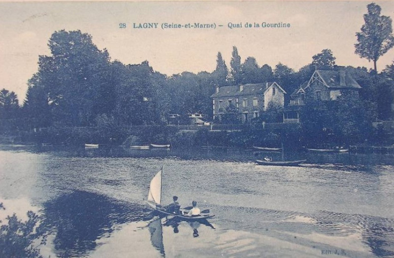 Carte postale ancienne L2417 - Lagny-sur-Marne - Bords de Marne
