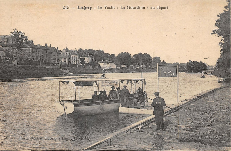 Carte postale ancienne L2430 - Lagny-sur-Marne - Bords de Marne