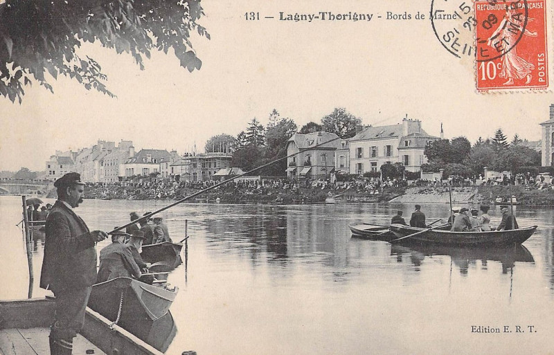 Carte postale ancienne L2431 - Lagny-sur-Marne - Bords de Marne