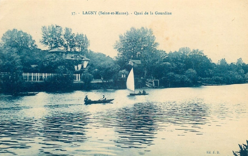 Carte postale ancienne L2440 - Lagny-sur-Marne - Bords de Marne