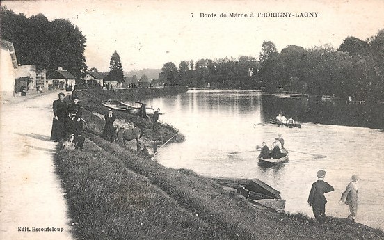 Carte postale ancienne L2457 - Lagny-sur-Marne - Bords de Marne