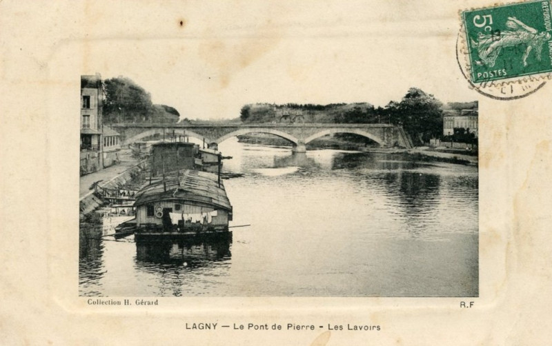 Carte postale ancienne L2461 - Lagny-sur-Marne - Bords de Marne