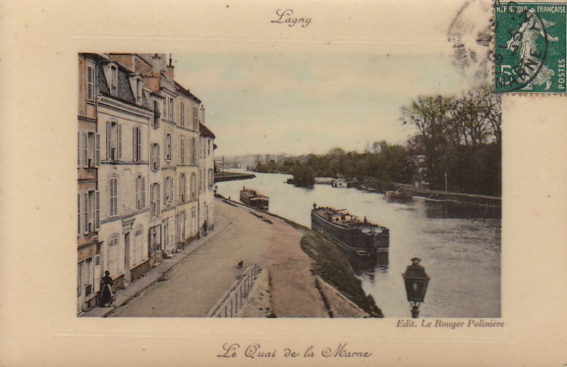 Carte postale ancienne L2466 - Lagny-sur-Marne - Bords de Marne