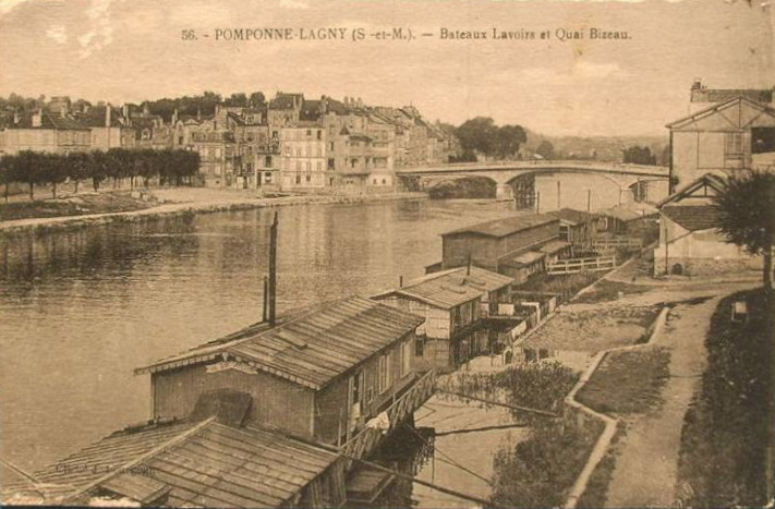 Carte postale ancienne L2474 - Lagny-sur-Marne - Bords de Marne