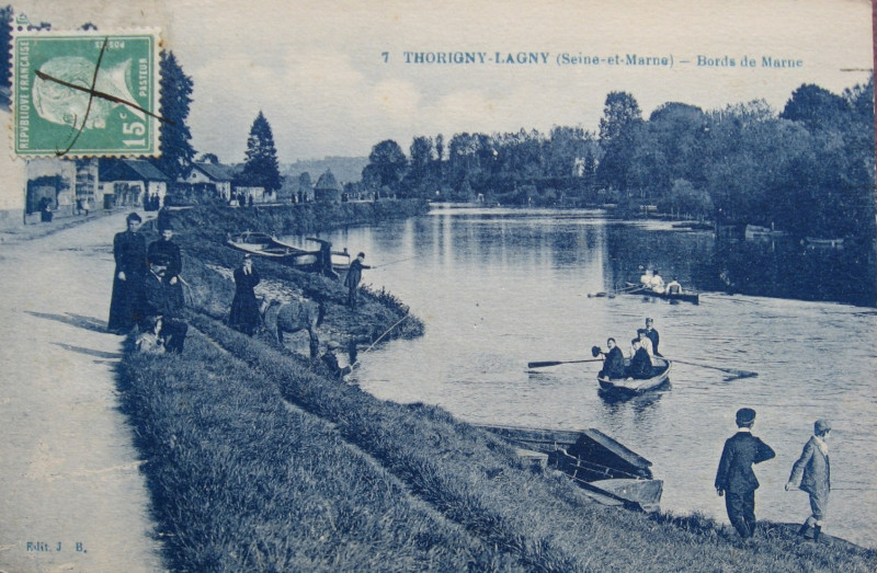 Carte postale ancienne L2478 - Lagny-sur-Marne - Bords de Marne