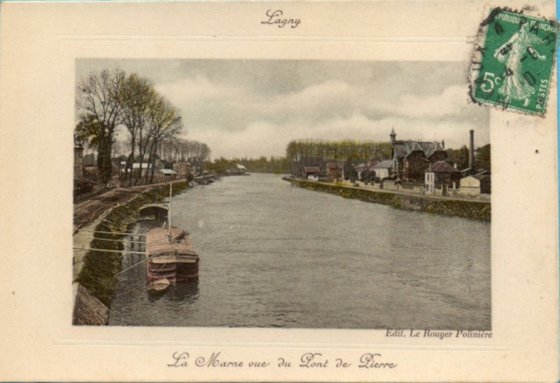Carte postale ancienne L2479 - Lagny-sur-Marne - Bords de Marne