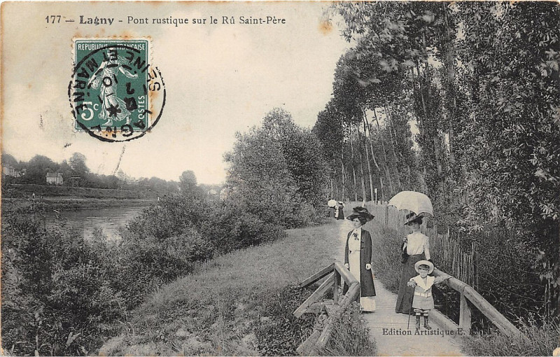 Carte postale ancienne L2528 - Lagny-sur-Marne - Carte postale ancienne