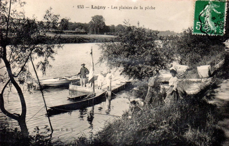 Carte postale ancienne L2732 - Lagny-sur-Marne - Bords de Marne