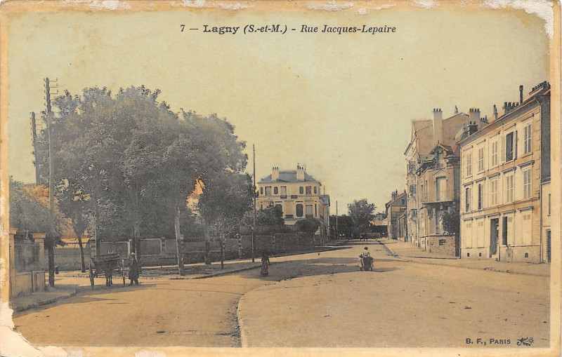 Carte postale ancienne L2745 - Lagny-sur-Marne - Rue Jacques Lepaire
