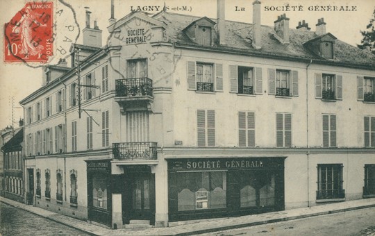 Carte postale ancienne L2753 - Lagny-sur-Marne - Société Générale