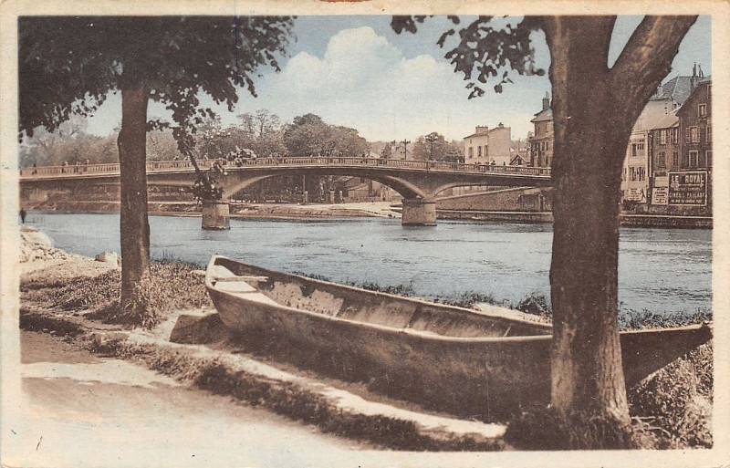 Carte postale ancienne L2755 - Lagny-sur-Marne - Pont de fer