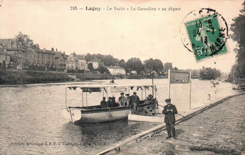 Carte postale ancienne L2874 - Lagny-sur-Marne - Bords de Marne